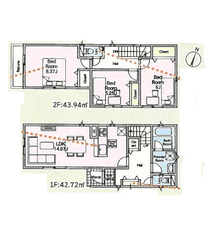 茅ヶ崎市今宿第14 新築分譲住宅の画像