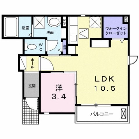 ラルーチェの間取り