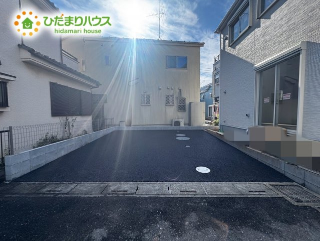 上尾市地頭方第2　新築戸建　クレイドル01の前面道路含む現地写真|9/27　撮影