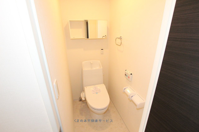 【トイレ】 | アムール・ルポ | 落ち着いた色調のトイレです
アムール・ルポ　105号室　2023年12月22日撮影