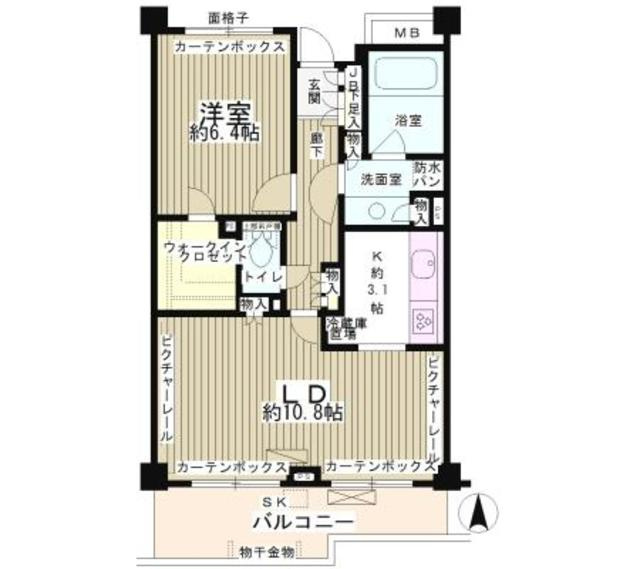 クラッサ成城の間取り