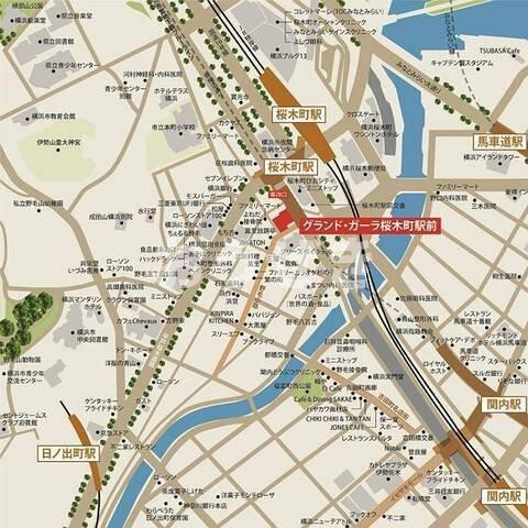 グランド・ガーラ桜木町駅前の地図