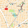 【地図】コスモグラシア学芸大学  