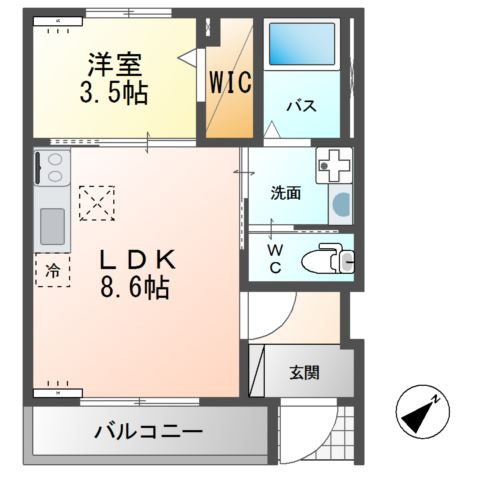 Kanon (カノン)の間取り