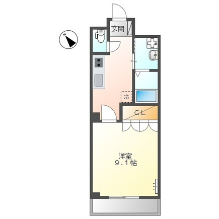 【間取り】 | ナチュラスコートA | 1Kのお部屋です！