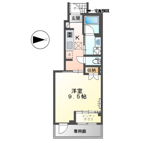 メゾン・ド・ラ・ソネット（Maison de la Sonnette）の間取り