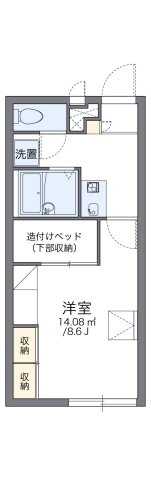 レオパレス虹の間取り