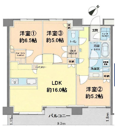 パークホームズ西船橋の間取り