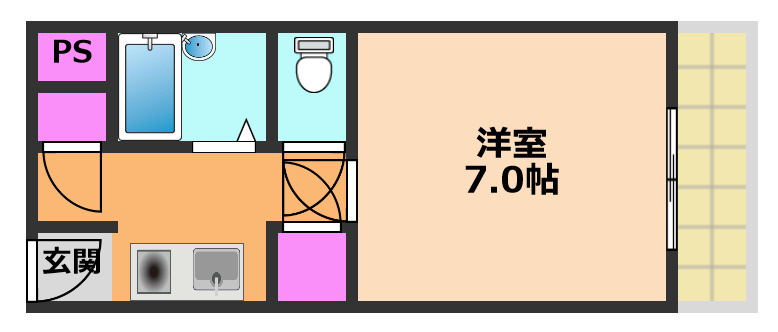 ヴァン京口の間取り