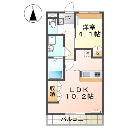 アーバンコートほなみの間取り|間取図