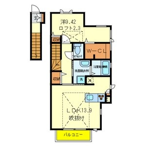 ブルージュ松園の間取り