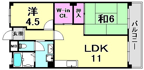 シャンベルタン女学院通りの間取り