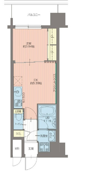 プレジオ松屋町の間取り