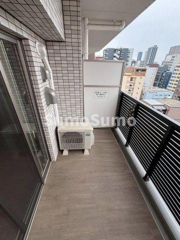 プレジオ松屋町のバルコニー