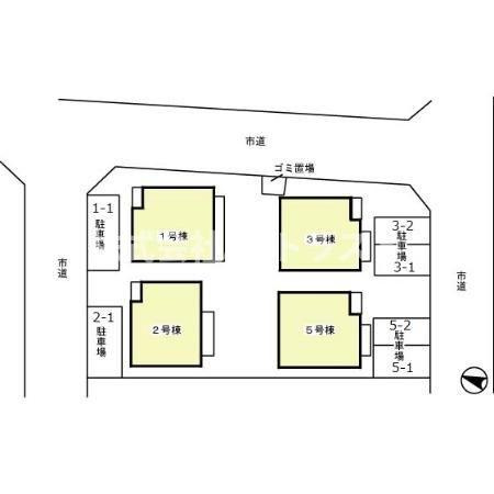 【区画図】 | ウィルコート東大宮　1/2/3/5号棟