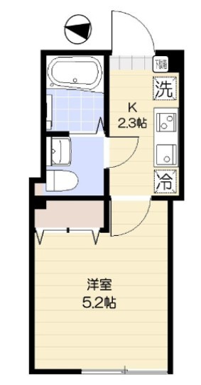 エクセラン立石の間取り