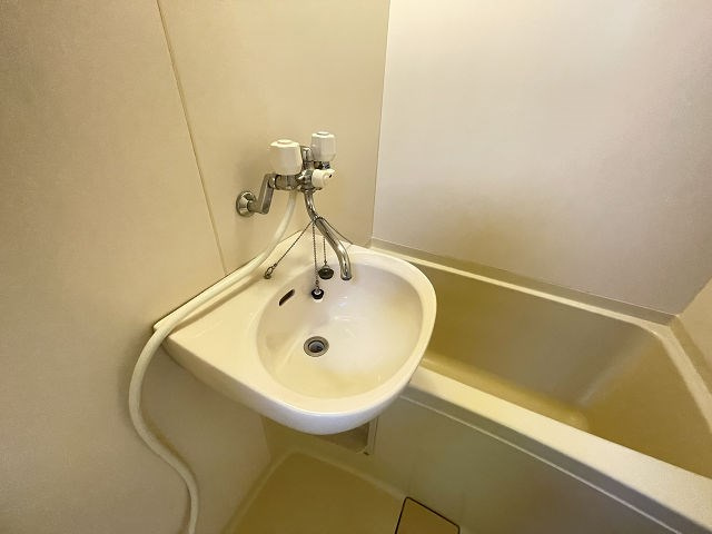 レオパレスツツミ28の洗面所