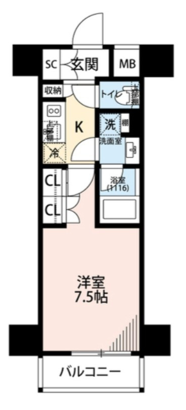 プレール・ドゥーク西浅草の間取り|間取り