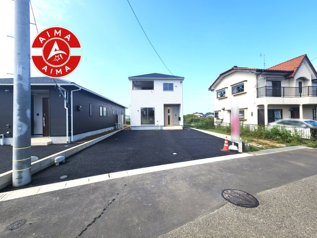 古賀市久保第2-1棟（1号棟）の外観|デザイン性のある外観です。