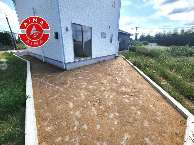 古賀市久保第2-1棟（1号棟）の外観|お庭で自由な時間を過ごせます。