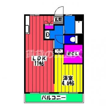 【間取り】 | メゾン清水 | メゾン清水の間取り
