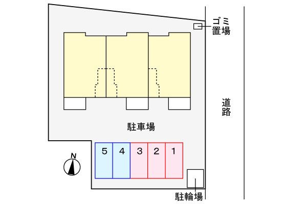 ガーデン　テラス　ソヨカの区画図