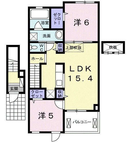ガーデン　テラス　ソヨカの間取り