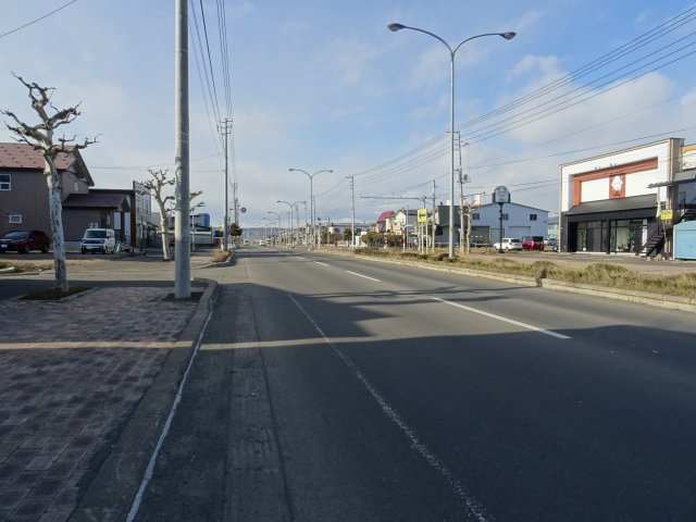 北見市常磐町4丁目2番地1　中古売家の前面道路含む現地写真|北側前面道路