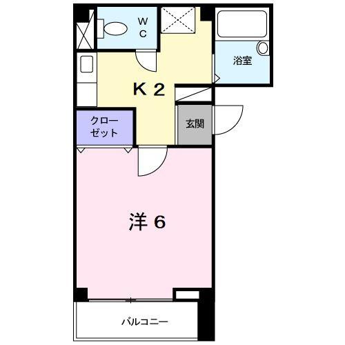 ヴィラウエストの間取り