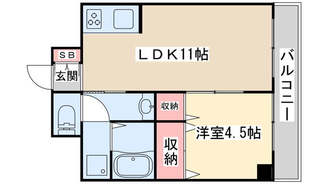 【間取り】 | 日生ロイヤルマンション十三