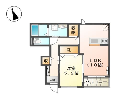 クローバーダイヤの間取り