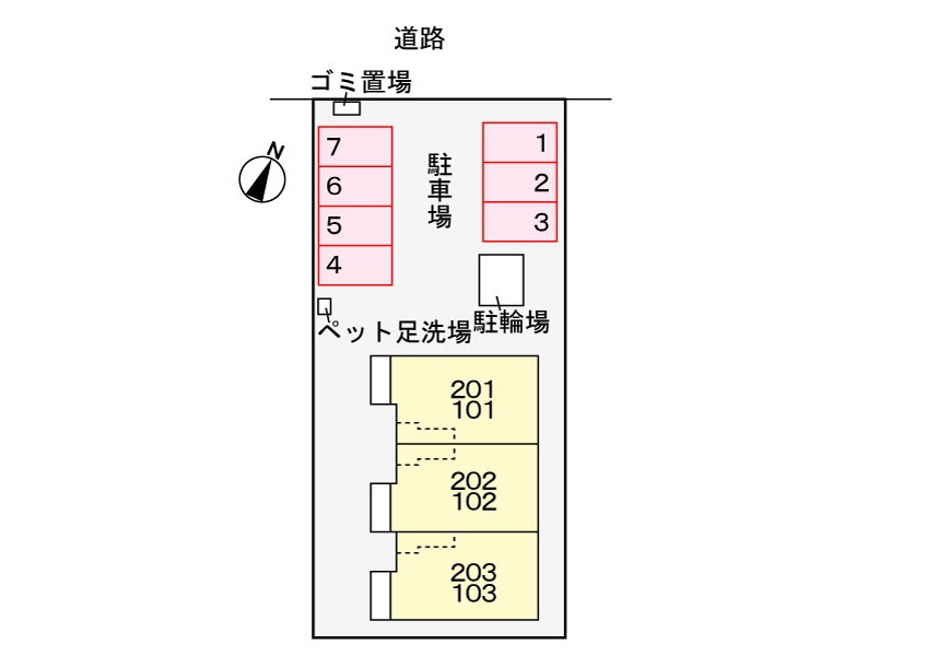 リジェールの区画図