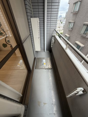 中野区本町３丁目の中古マンションのバルコニー