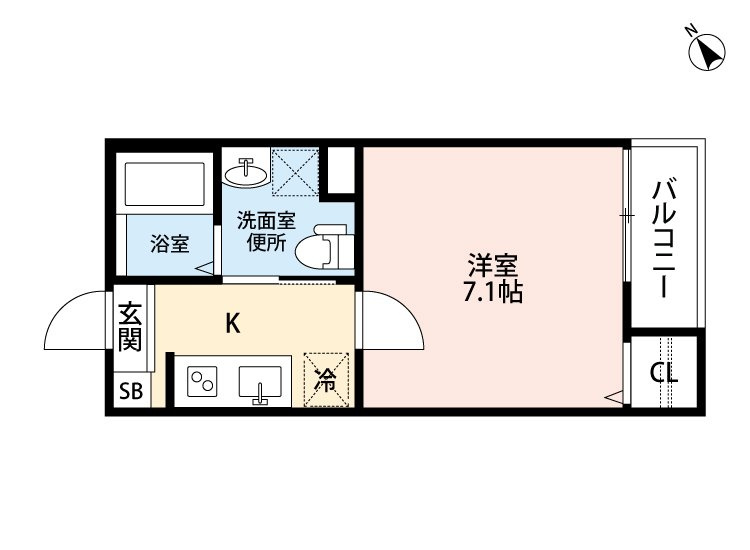 エスポワール露橋の間取り