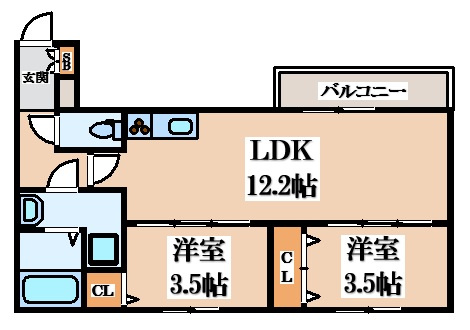 【間取り】 | TIO四條畷