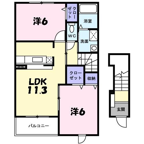 【間取り】 | メゾン ラ・フレーズ | メゾン ラ・フレーズ（GoodHome）