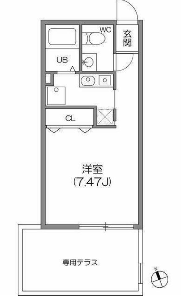 ＺＥＳＴＹ神楽坂Ⅰの間取り