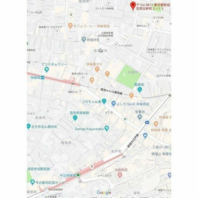 ＺＥＳＴＹ神楽坂Ⅰの地図