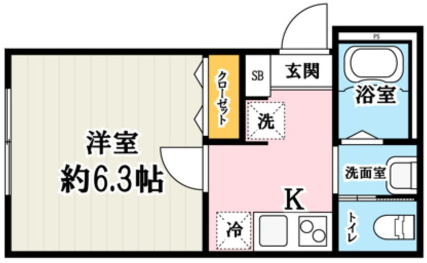 キャメル小手指プレミアの間取り