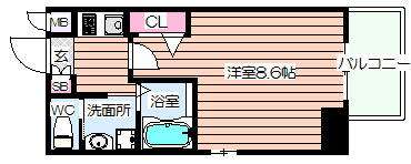 【間取り】 | ビガーポリス300同心Ⅱ