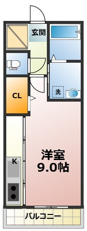 パルファン鳳の間取り