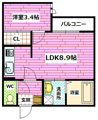 Grandtic Orange llの間取り
