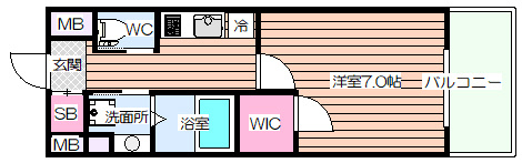 【間取り】 | ビガーポリス405同心Ⅲ