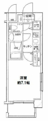 セントパレス大鳥居の間取り