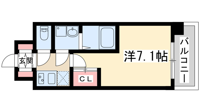 【間取り】 | アーバンフラッツ新大阪1