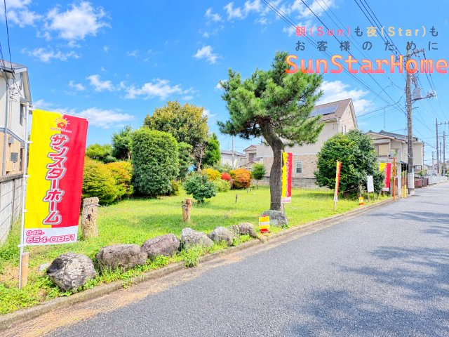 【サンスターホーム現地販売物件】昭島市中神1丁目　利便性抜群売地2区画の外観