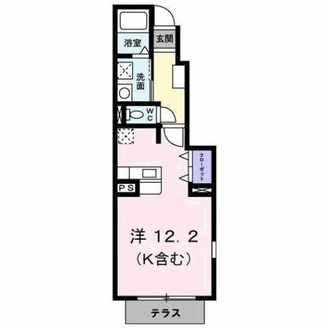【間取り】 | ジャン・アヴニールＢ