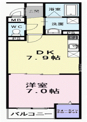 フレーシュの間取り