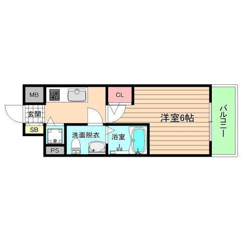 エスリード京橋桜ノ宮公園の間取り