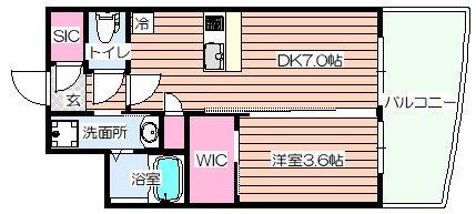 【間取り】 | セレニテ江坂ルフレ